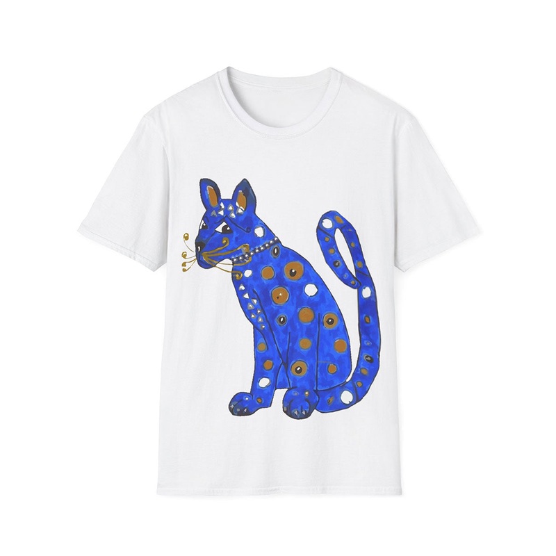 70s Disco Blue Abba Cat Costume Shirt