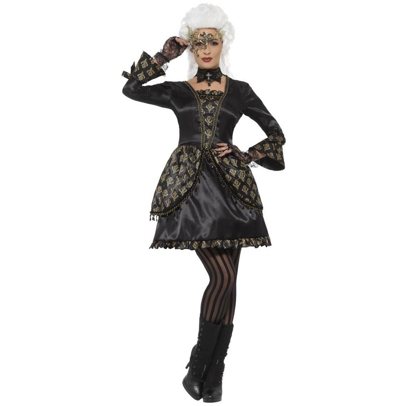 Baroque Womens Deluxe Masquerade Fancy Dress Costume