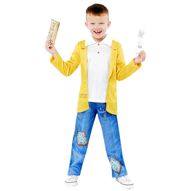 Charlie Bucket Boys Roald Dahl Character Costume