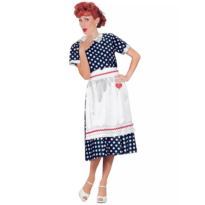 Classic I Love Lucy Womens Fancy Dress Costume