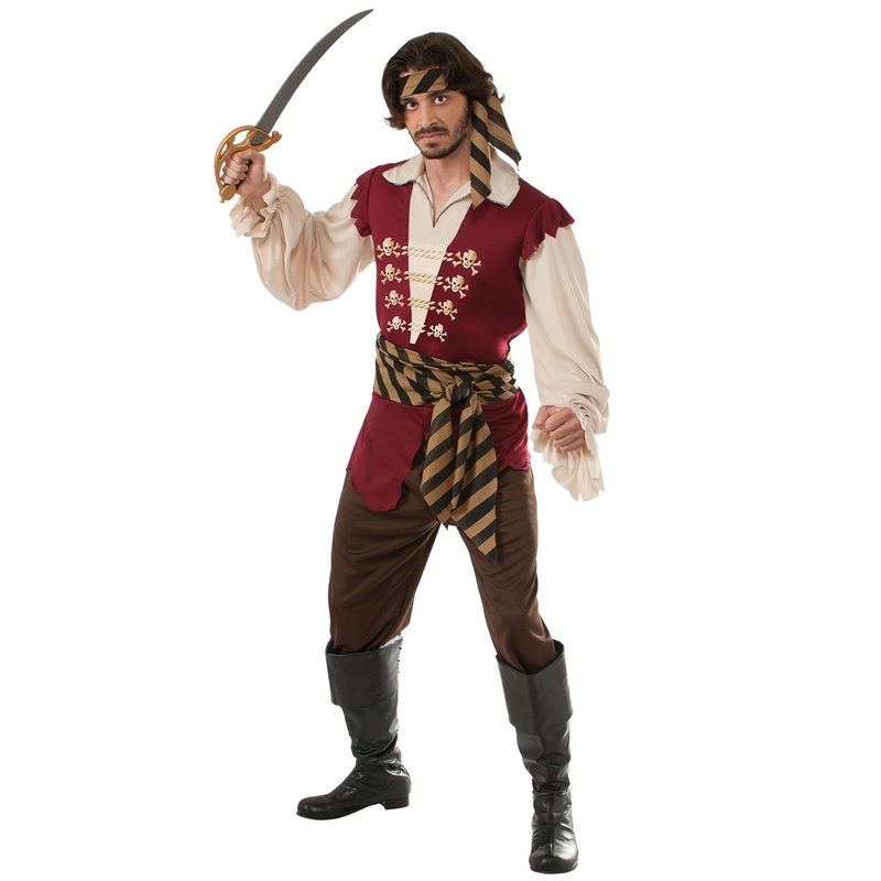 Classic Pirate Raider Mens Costume