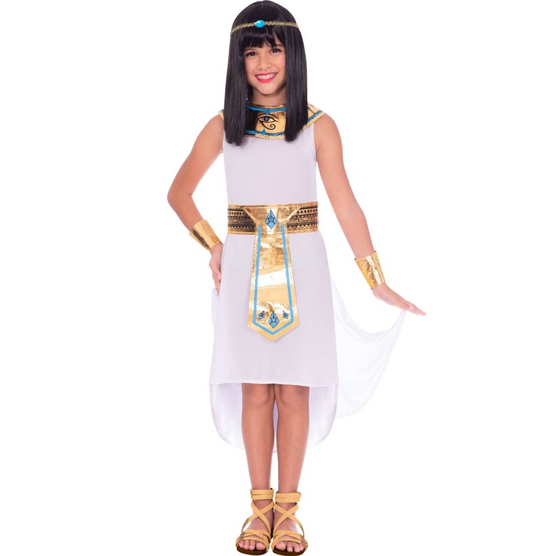 Classic Queen Cleopatra Girls Dress Up Costume