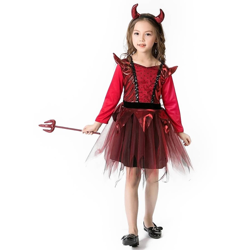 Devil Girl Halloween Fancy Dress Costume