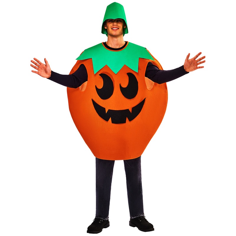 Funny Faces Adults Jack-O-Lantern Halloween Costume