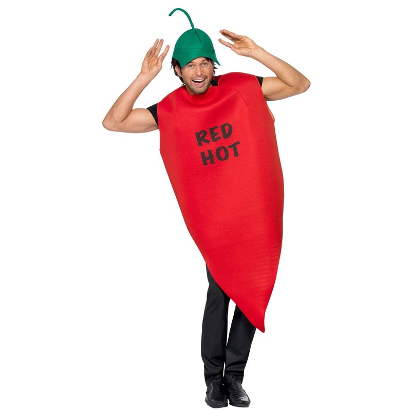 Giant Red Hot Chilli Pepper Fancy Dress Costume