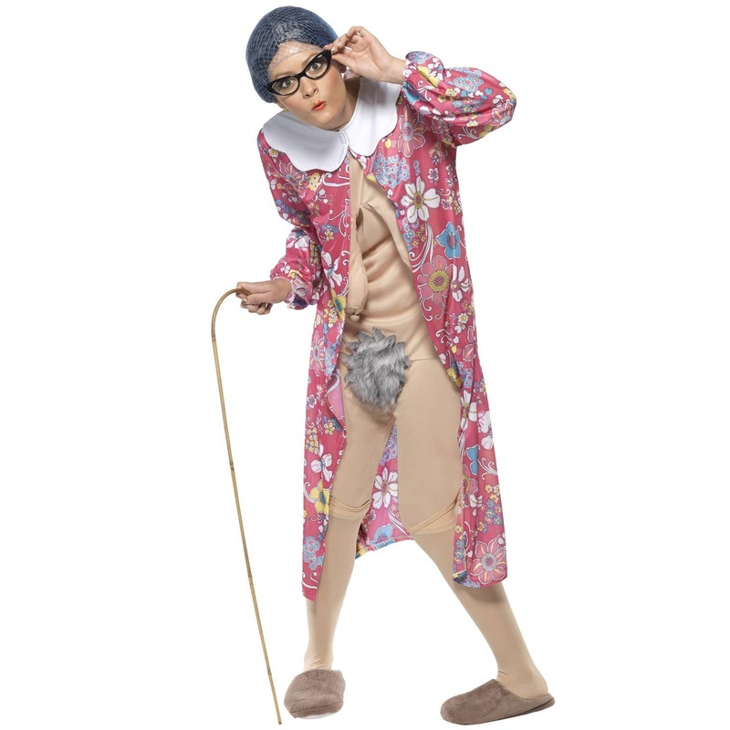 Gravity Granny Hilarious Unisex Fancy Dress Costume
