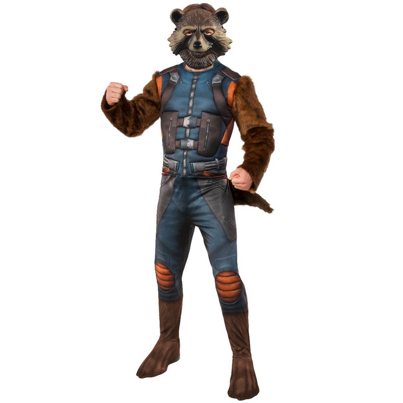 Guardians of the Galaxy Mens Deluxe Rocket Raccoon Costume
