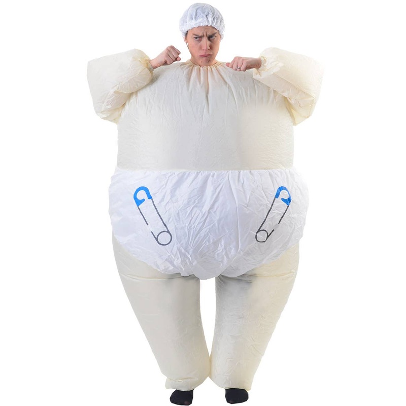 Hilarious Inflatable Baby Boy Adults Costume