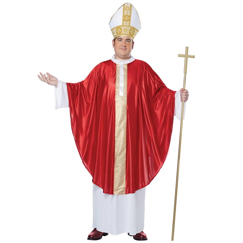 Holy Pope Plus Size Mens Fancy Dress Costume
