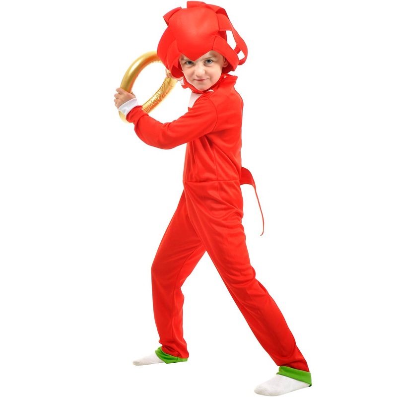 Knuckles Sonic the Hedgehog Boys Gaming Costume
