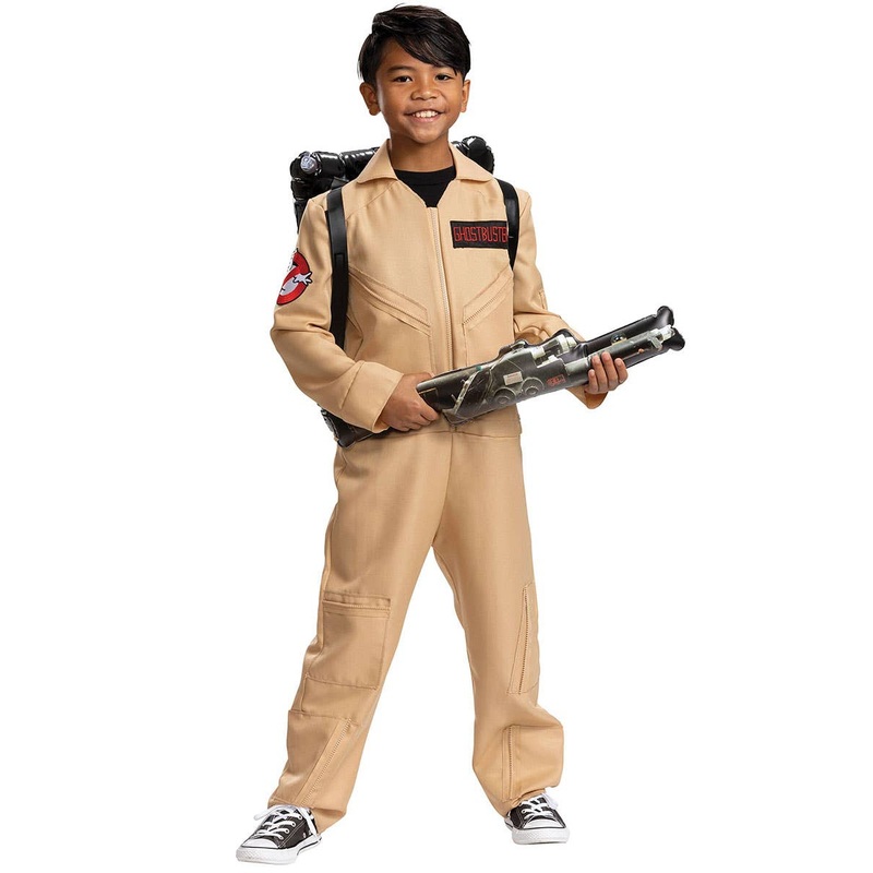 Licensed 80s Ghostbuster Boys Deluxe Jumpsuit Costume