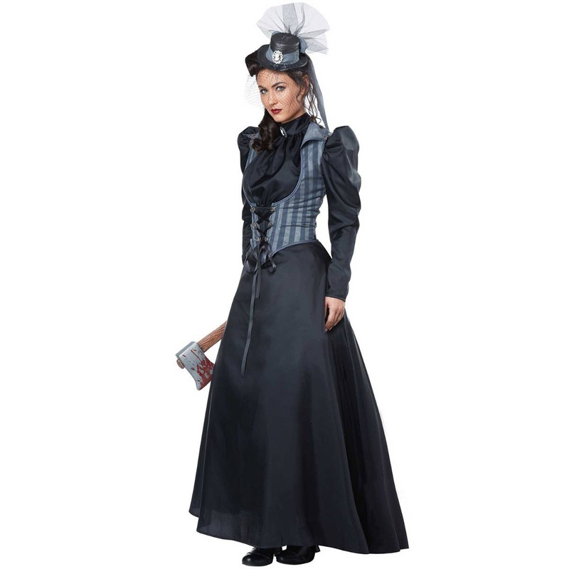 Lizzie Borden Axe Murderess Womens Halloween Costume