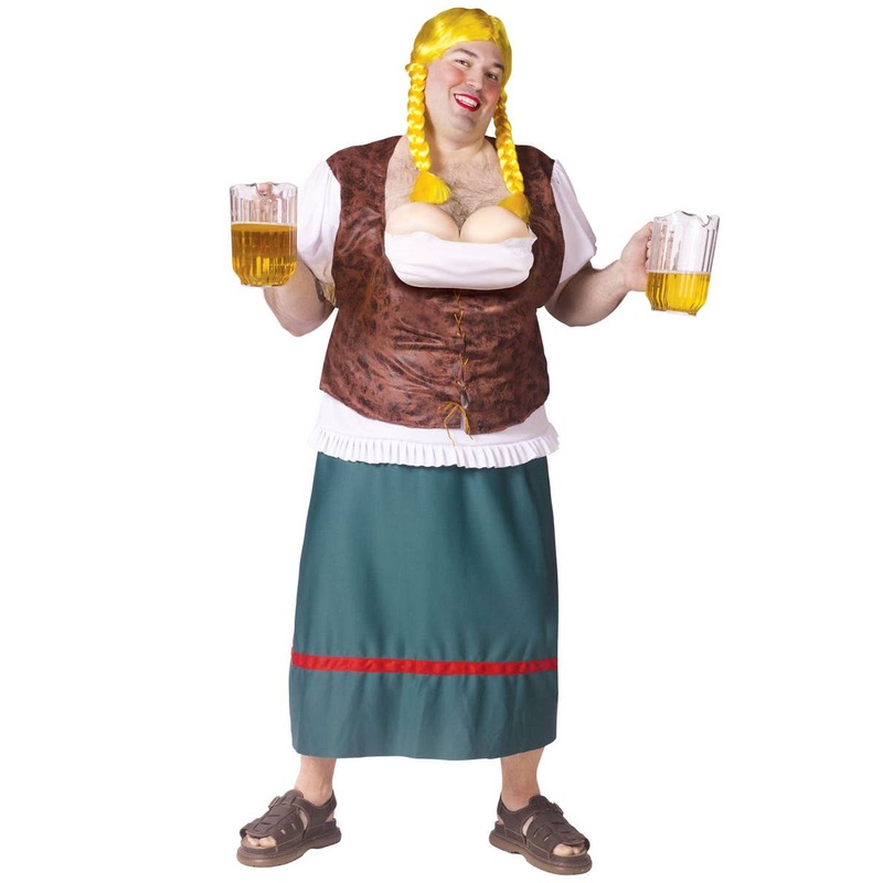 Miss Oktoberbreasts Beer Wench Plus Size Mens Costume