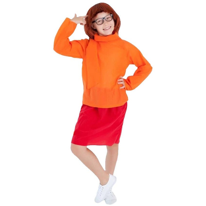 Mystery Nerd Girls Velma Book Week Costume