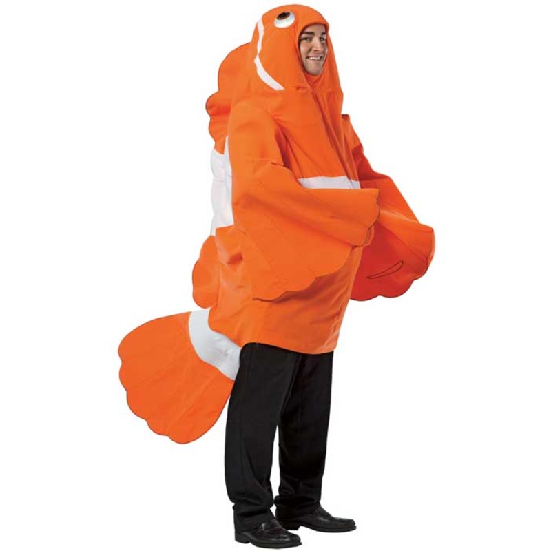 Nemo Clown Fish Mens Animal Fancy Dress Costume