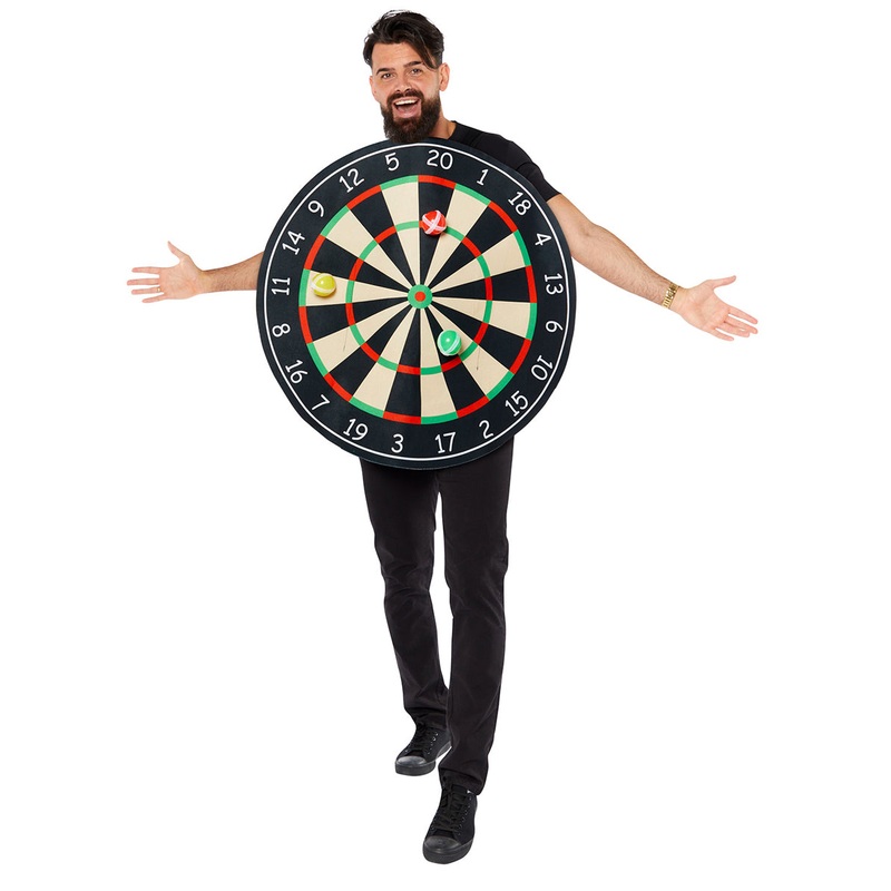 Novelty Bullseye Dartboard Mens Costume