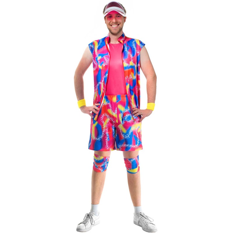 Retro Roller Skater Ken Doll Mens Costume
