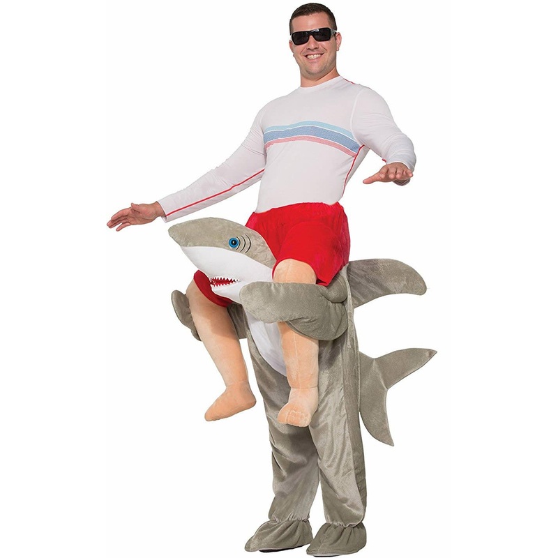Ride A Shark Adults Piggyback Costume