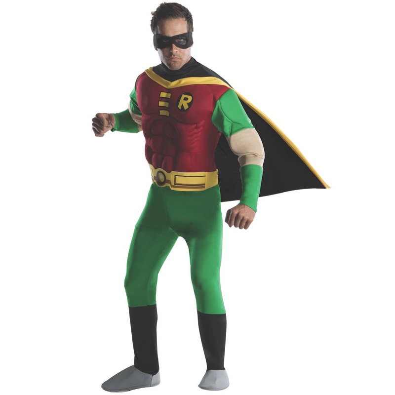 Robin Mens Muscle Chest Costume
