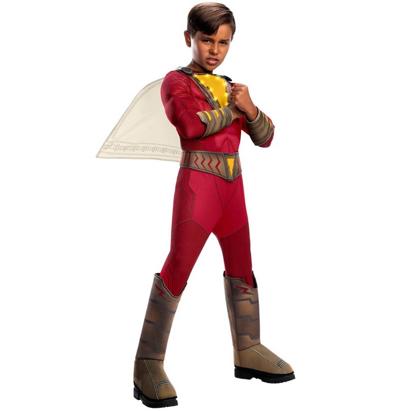 Shazam! Boys Deluxe Light Up Superhero Costume