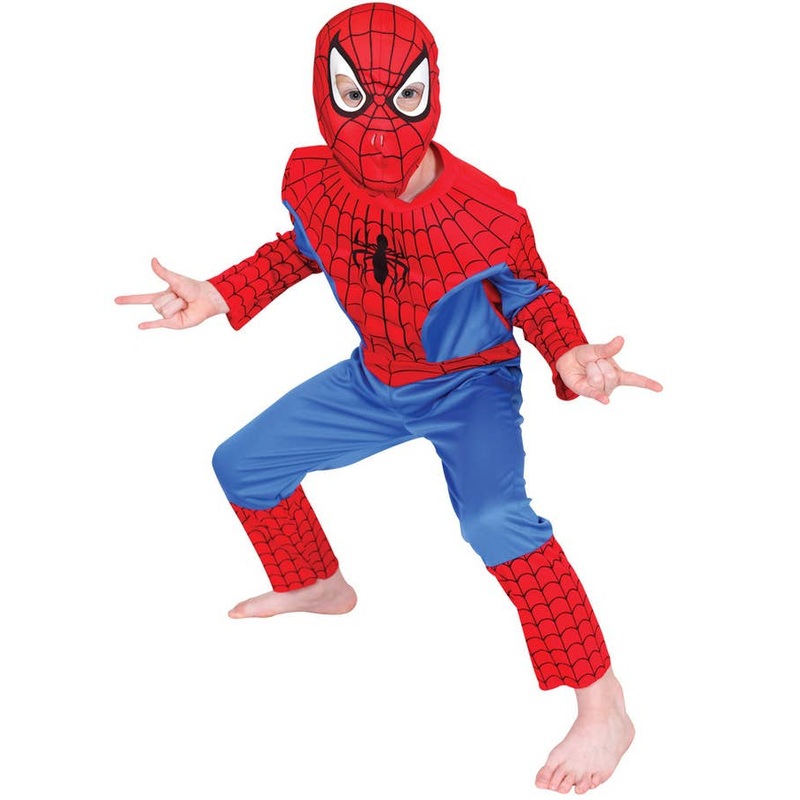 Spiderman Boys Muscle Chest Costume