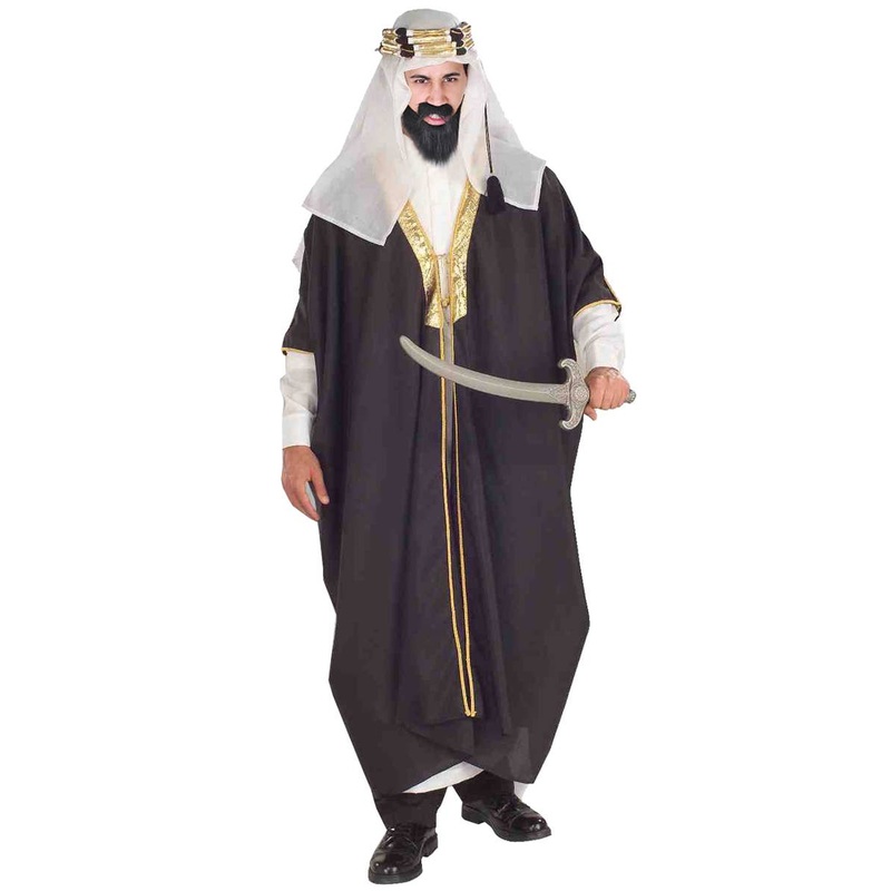Arabian Sheikh Mens Fancy Dress Costume