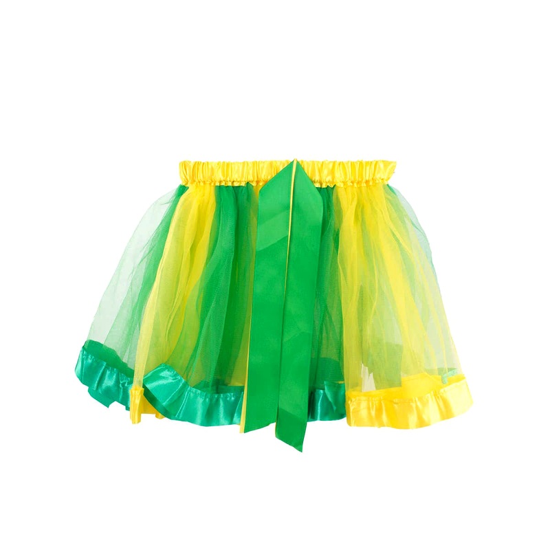 Aussie Green and Gold Womens Fluffy Tutu Skirt