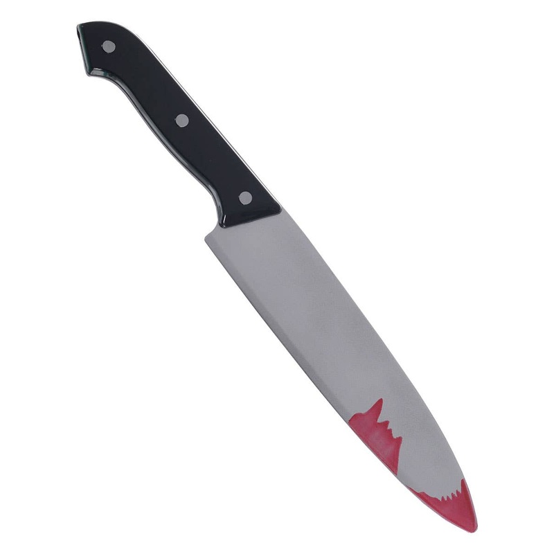 Blood Splattered 31cm Knife Halloween Costume Weapon