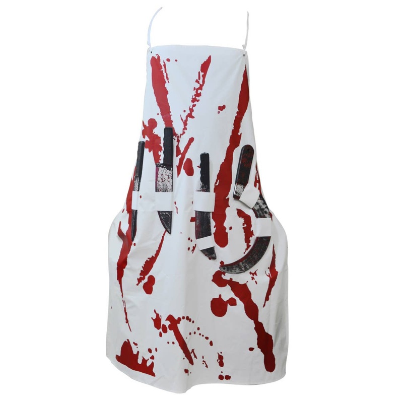 Blood Splattered Apron with Tools Halloween Costume Accessory