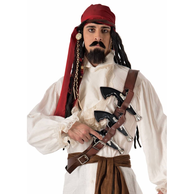 Buccaneer Pirate Costume Gun Belt Weapon Set