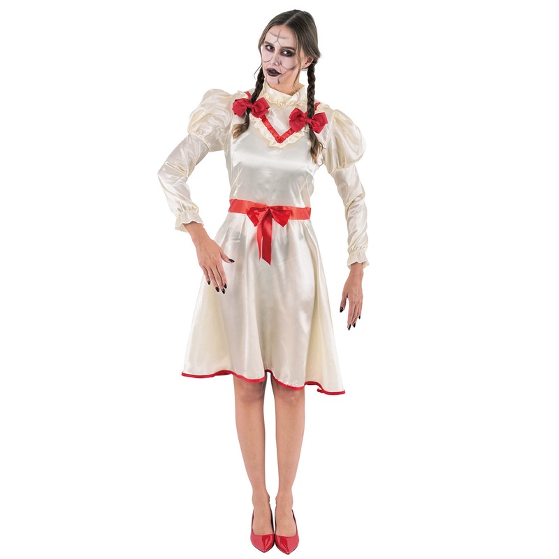 Cursed Doll Womens Annabell Inspired Halloween Costume