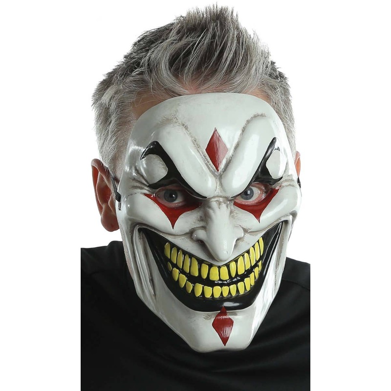 Evil Jester Adults Halloween Costume Mask