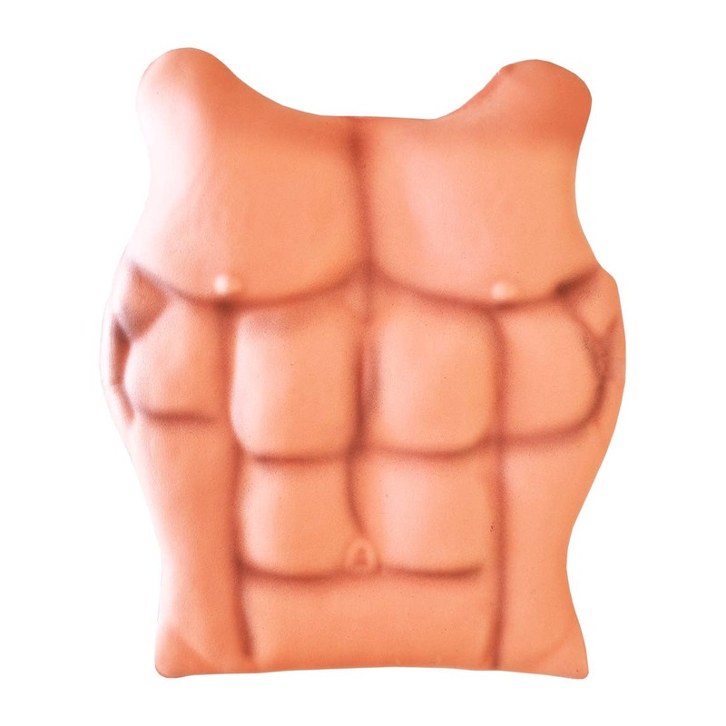 Funny Foam Male Muscle Chest with Straps