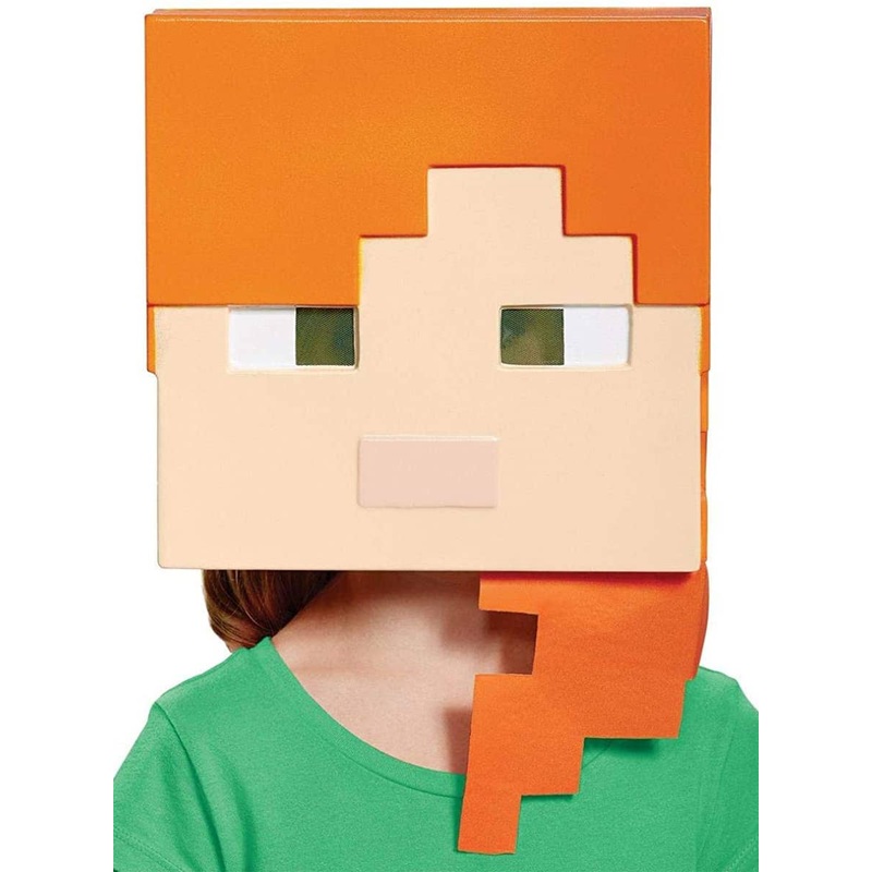 Minecraft Girls Alex Character Costume Mask