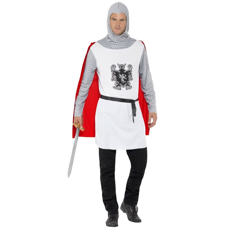 Noble Knight Mens Medieval Fancy Dress Costume