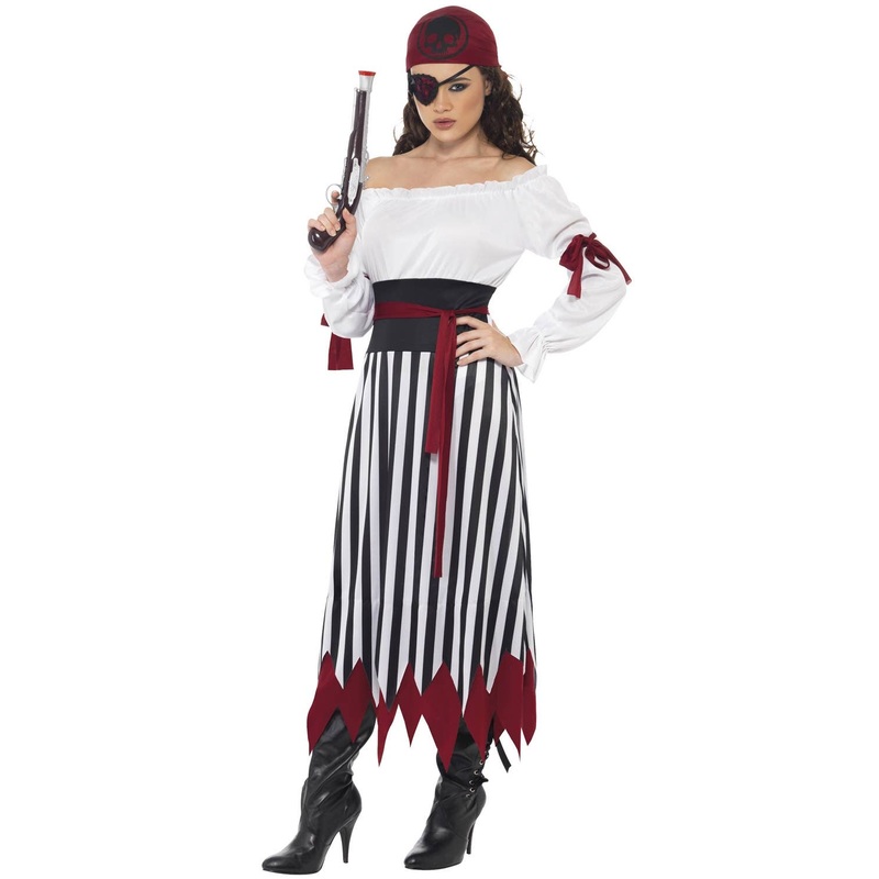 Pirate Lady Womens Fancy Dress Costume