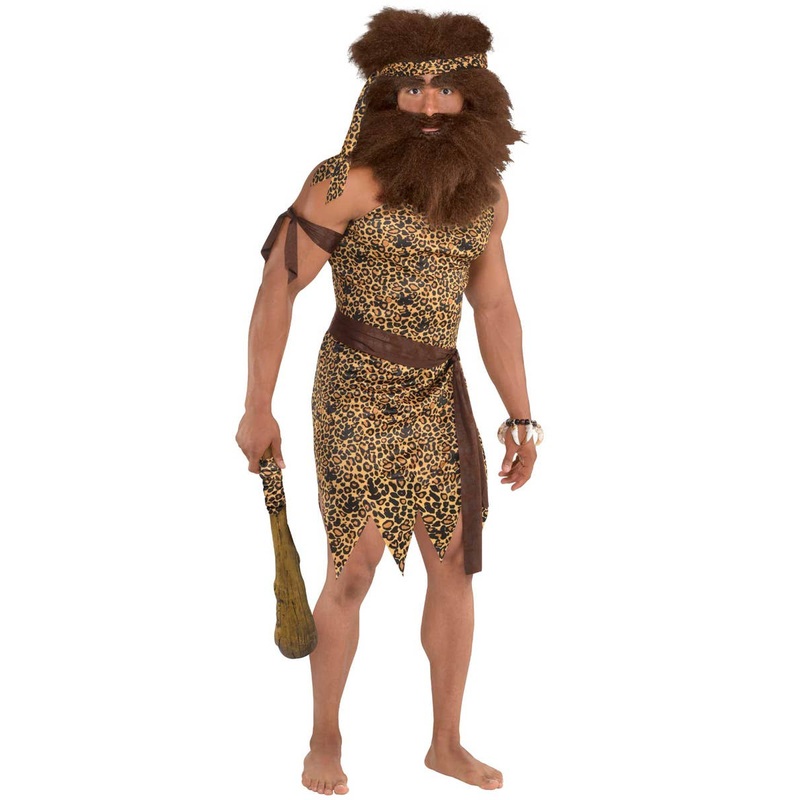 Prehistoric Caveman Mens Fancy Dress Costume