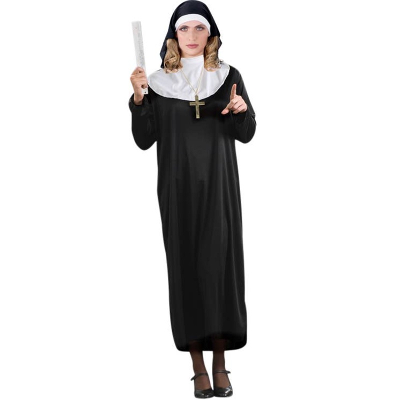 Reverent Womens Classic Plus Size Nun Costume