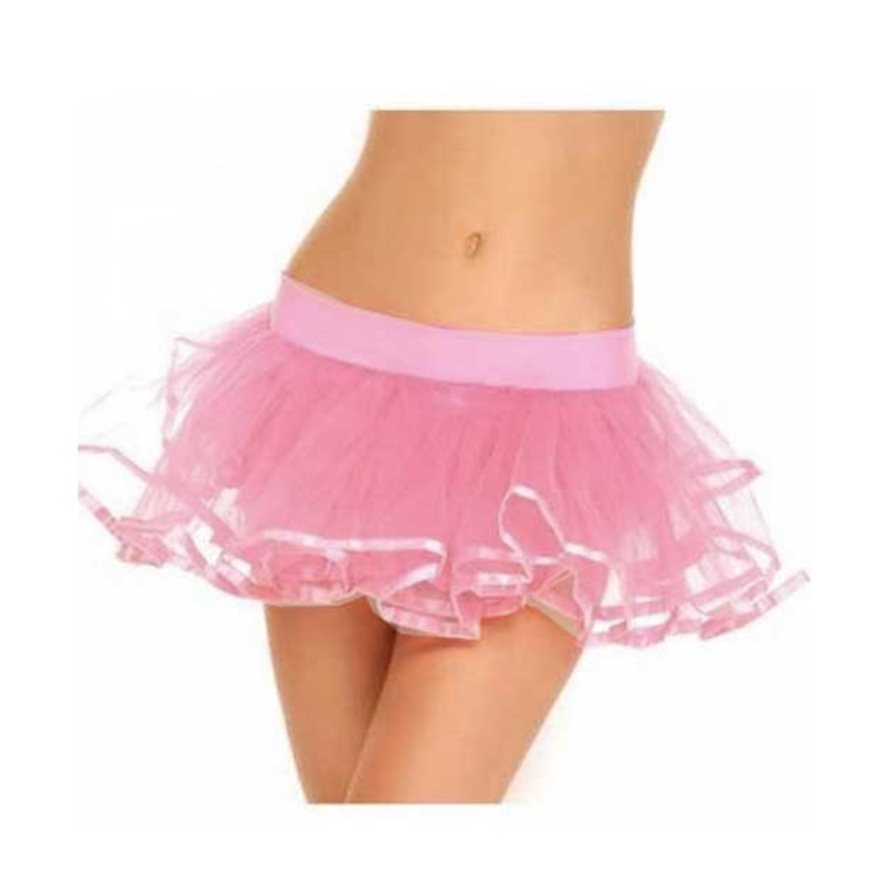 Ribbon Bound Pale Pink Costume Petticoat