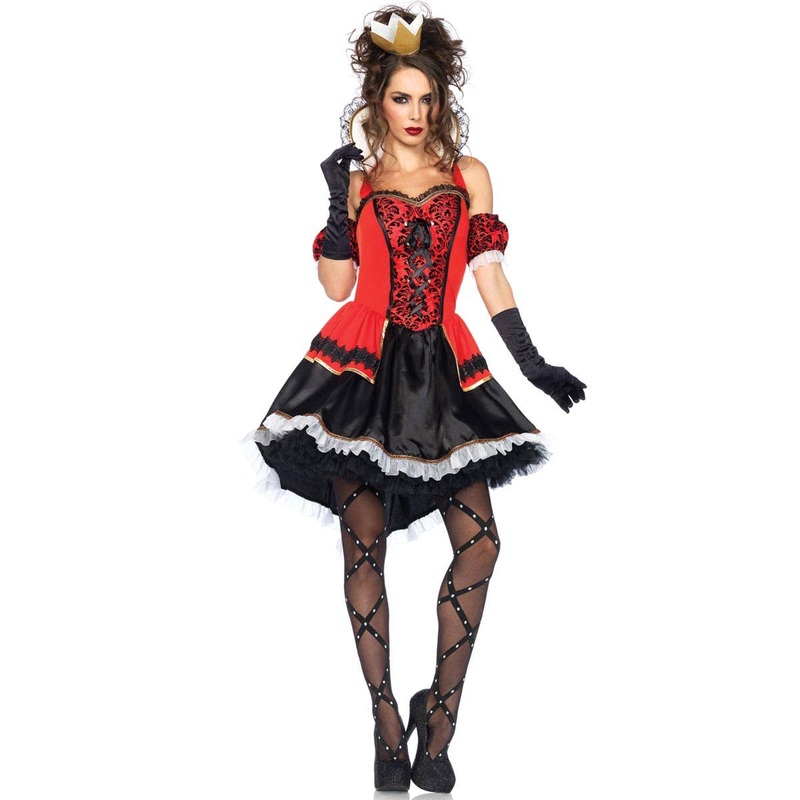 Royal Red Queen of Cards Womens Costume