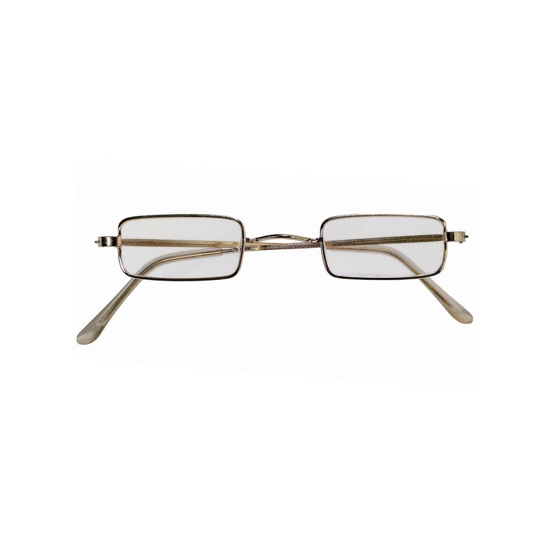 Santa Claus Clear Half Rim Costume Glasses
