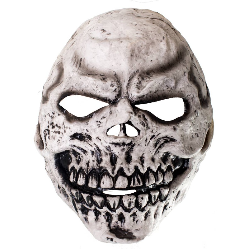 Skeleton Face Latex Halloween Costume Mask