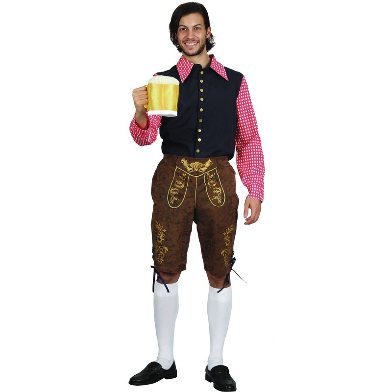 Traditional Bavarian Beer Man Oktoberfest Mens Costume