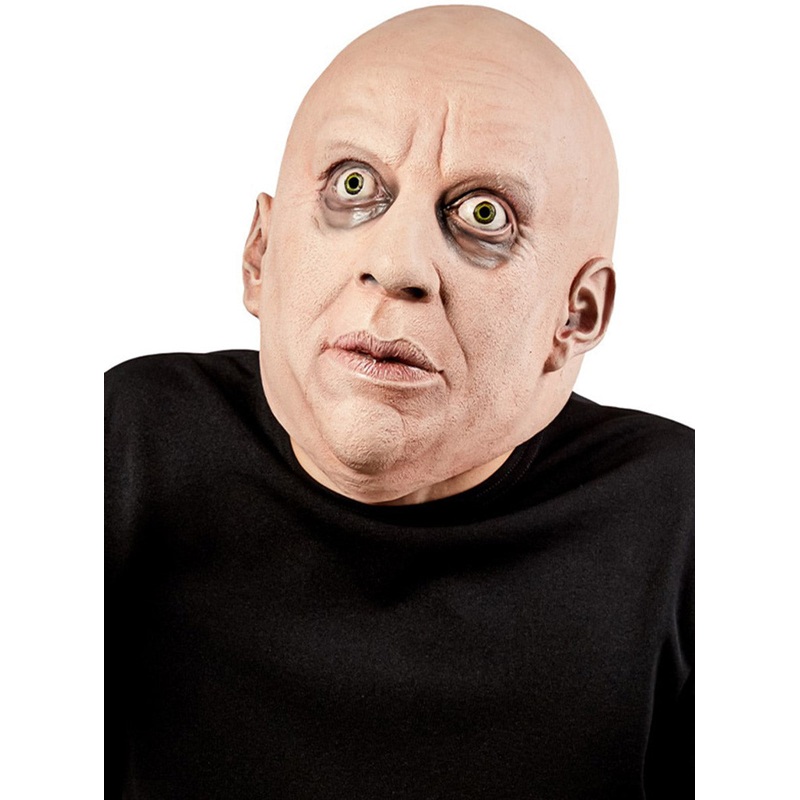 Uncle Fester Addams Family Mens Overhead Latex Mask