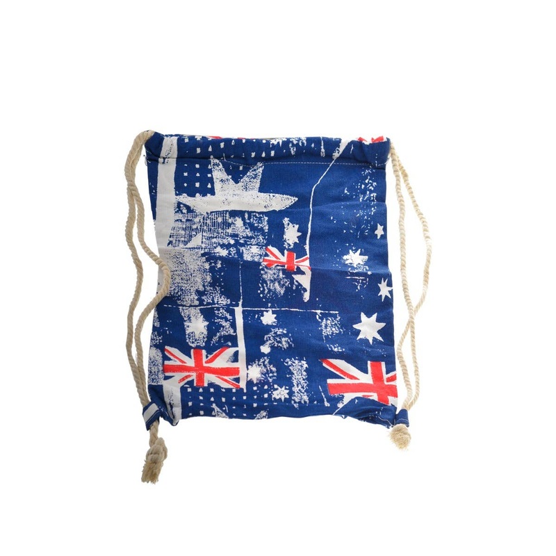 Australian Flag Canvas Backpack Beach Bag