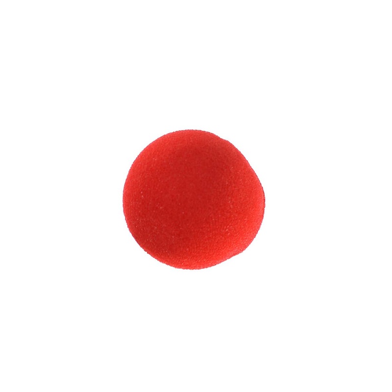Classic Red Foam  Clown Nose Costume Accessory