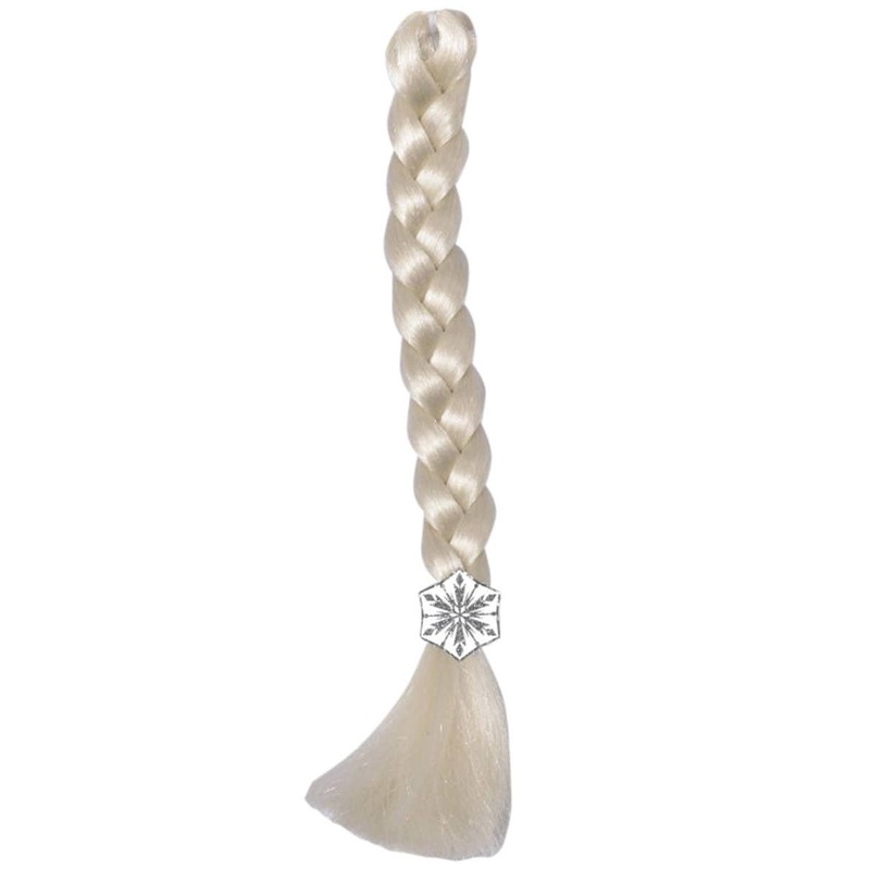 Frozen Queen Elsa Girls Blonde Braid Hair Piece