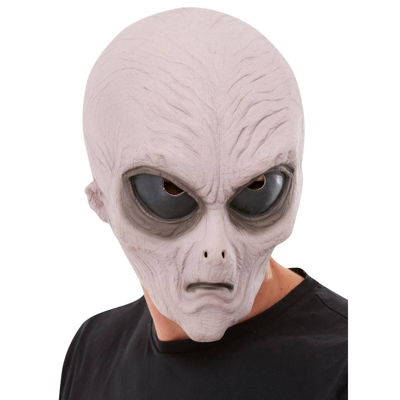 Full Head Deluxe Alien Latex Costume Mask