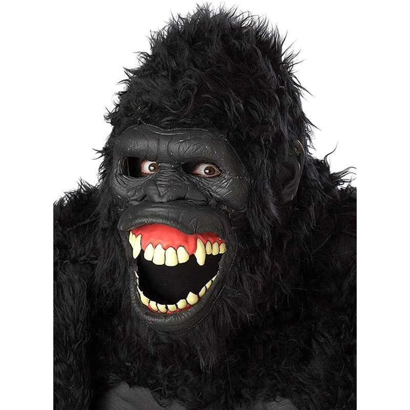 Goin' Ape Deluxe Animotion Moving Gorilla Mask