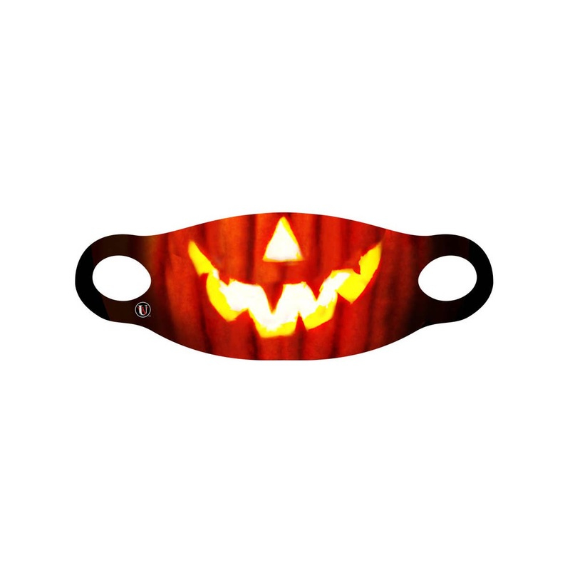 Jack O Lantern Adults Fabric Halloween Face Mask